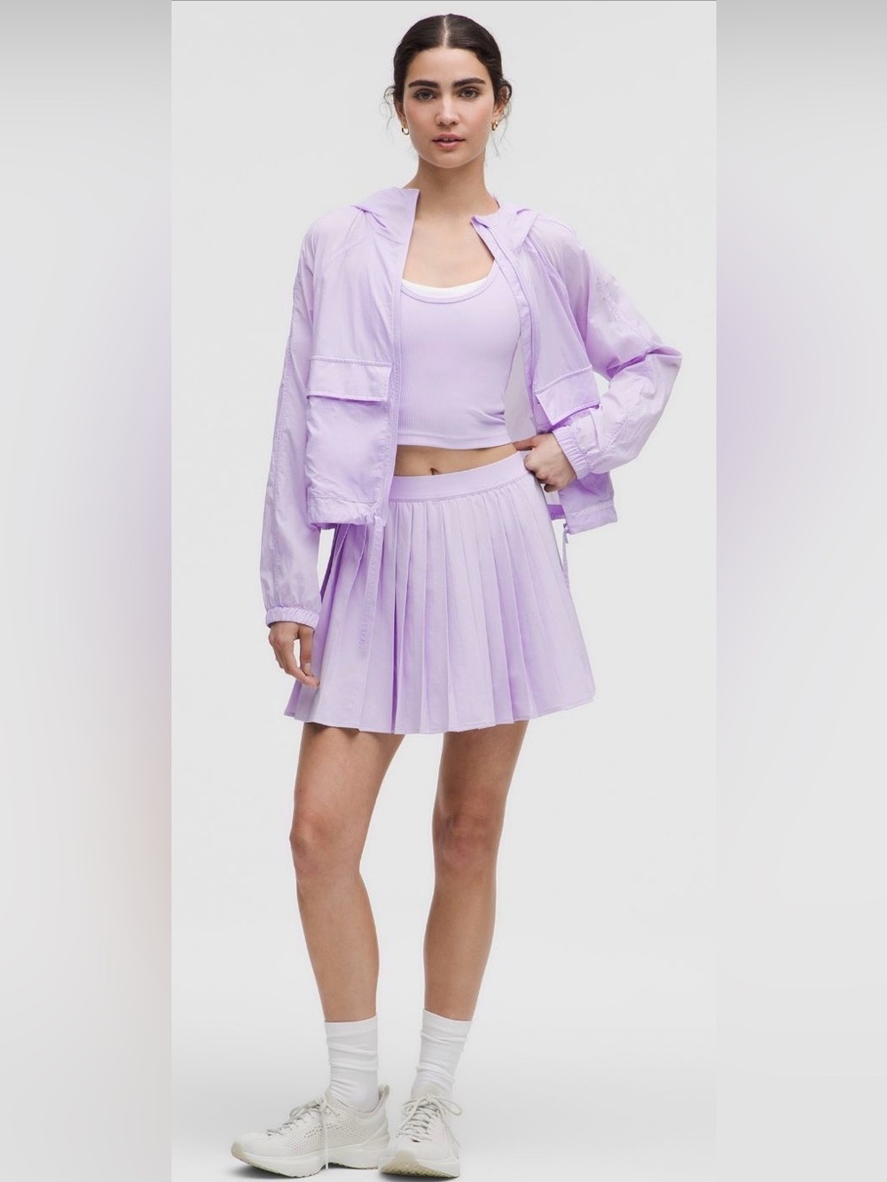Lululemon Power Pivot Training Tank, Cropped, Lavender, Size S, New Condition!